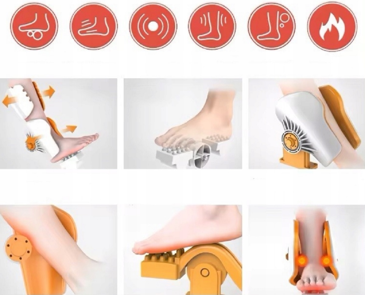 Unikátny masážny prístroj na chodidlá a lýtka